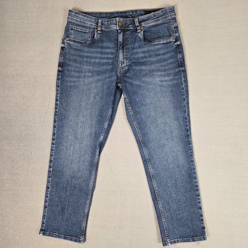 The Perfect Jeans Mens 33x28 Blue Athletic Fit Straight Medium Wash TPJ Denim